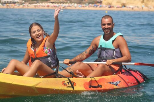 Kayak Rental in Armação de Pêra Beach, Algarve, Portugal