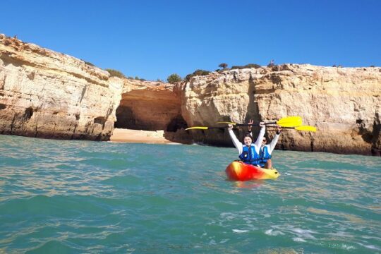 Kayak Algarve Benagil cathedral kayak tour