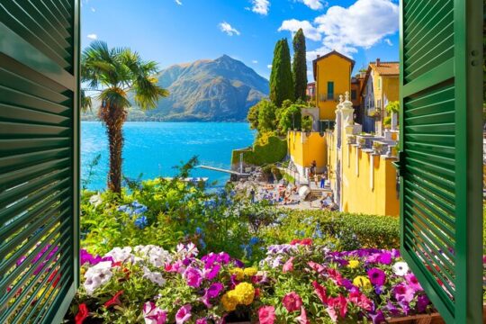 From Milan: Private Boat Cruise to Lake Como, Lugano and Bellagio