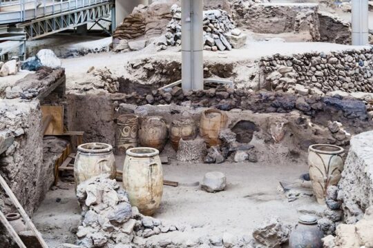 Santorini Acient Akrotiri and Wine museum