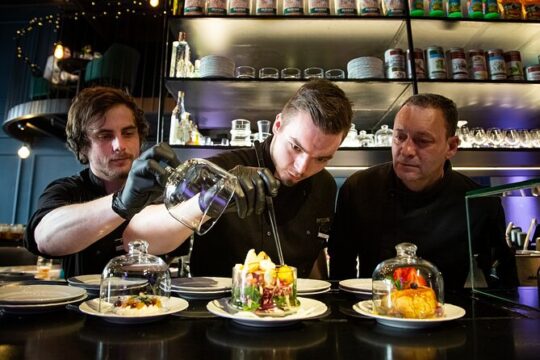 Czech Tapas with Unlimited Beverages at Stylish Restaurant Bar