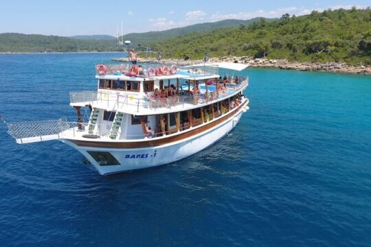 Boat Trip, Cleopatra Island from Marmaris w/Lunch and Soft Drinks