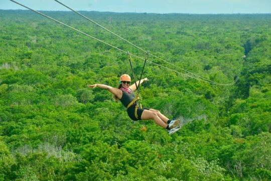Jungle Adventure with ATV Rides, Zip Lines, and Mayan Cenote