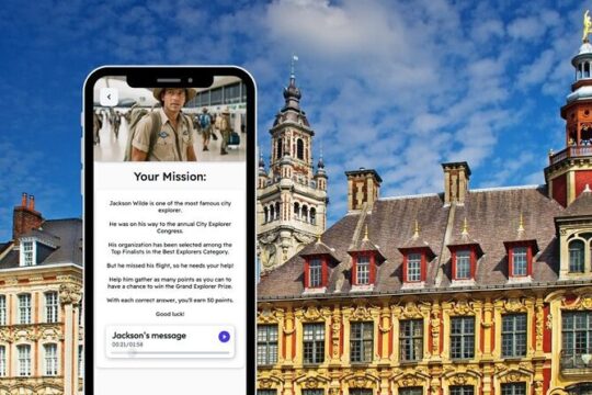 Lille Exploration Game and City Tour on your Phone