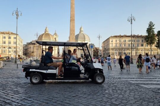 Rome Golf Cart Tour from Villa Borghese Gardens