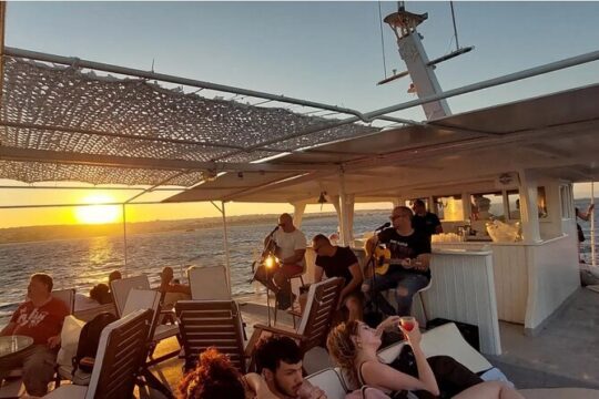 Rhodes Sunset Cruise - Swim and Dine w/ Live Music & Sunset!