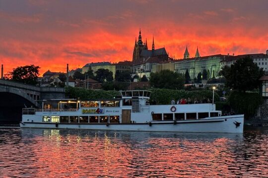 One Hour Boat Tour on Vltava River