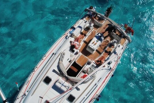 Sailing boat from Santa Teresa di Gallura to the Maddalena Archipelago