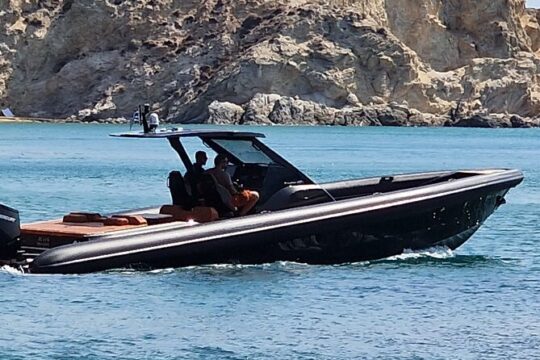 Ios & Mykonos 10 hours Private Cruise with Snacks
