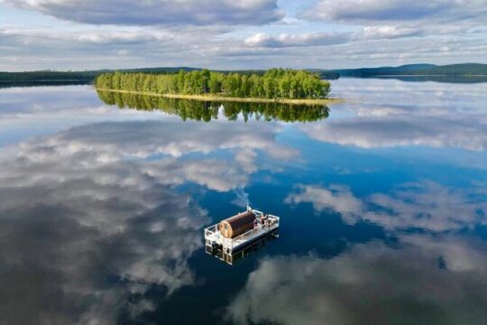 Private Traditional Finnish Sauna Boat Scenic River Cruise