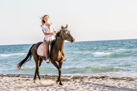 Horse Riding on the Beach in Side