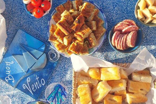 Sunset Cinque Terre Boat Tour with a traditional ligurian gozzo from Monterosso