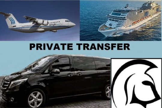 Transfers from Civitavecchia to Fiumicino/Rome