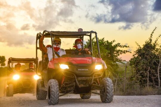 Sunset Buggies Adventure with Dinner from Punta Cana