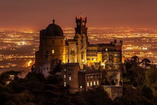 Group to Pena Palace, Sintra (pass by Regaleira) and Cascais