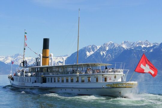 Round trip cruise from Lausanne to Chillon