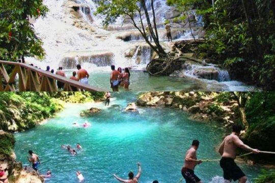 Dunn's River Falls & Blue Hole Tour from Montego Bay