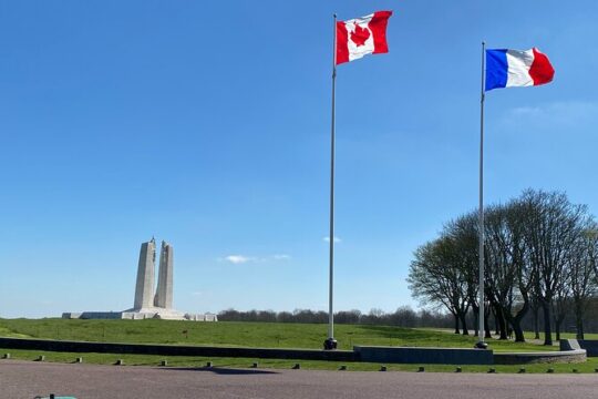 WW1 Canadian focused Tour including Vimy Ridge