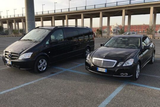 Transfer from Rome to Amalfi Coast with 2 hours stop at Pompeii or reverse