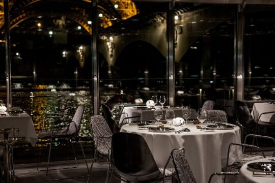 Paris at the First Lodges - Ducasse sur Seine dinner cruise