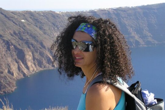 Hiking activity through the volcanic land of wonder