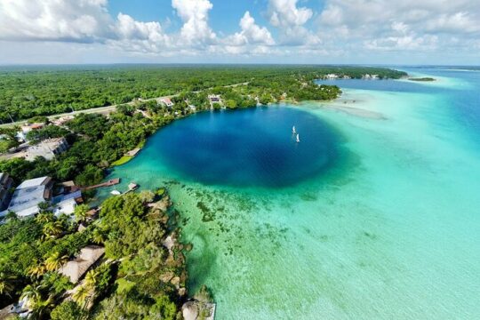 Chacchoben Mayan Ruins and Bacalar Lagoon from Costa Maya