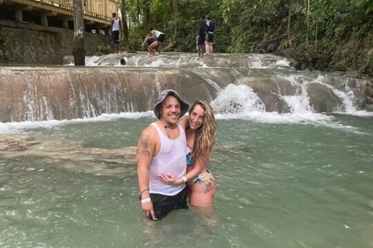 Blue Hole and Dunn's River Falls Combo Tours from Montego Bay