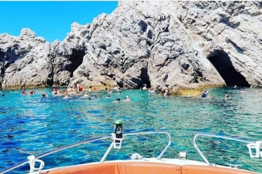 Speed Boat Tour to Elaphiti Caves and Sandy Beach from Dubrovnik
