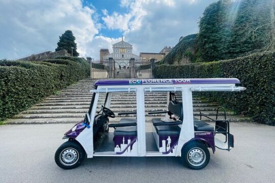 Center of Florence by golf cart