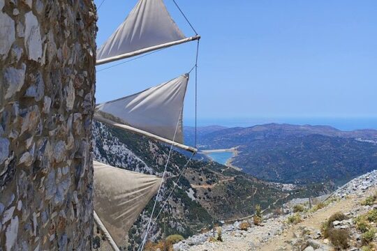 Private Tour to Knossos Palace Cave of Zeus Windmills with Pickup