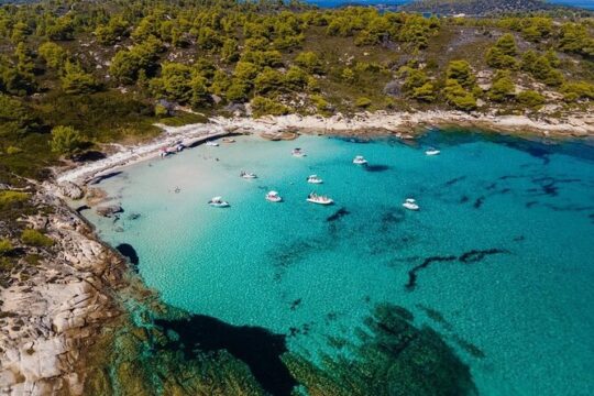 Diaporos and Vourvourou Islands Private Cruise