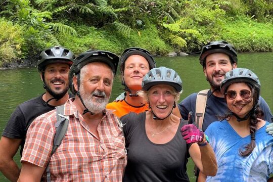 Route N 1 in electric mountain bike valleys of Teva i Uta