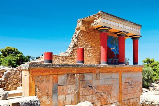 KNOSSOS- Achaelogical Museum- Heraklion city From Rethymnon