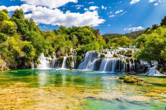 Private tour Krka waterfalls and Trogir town