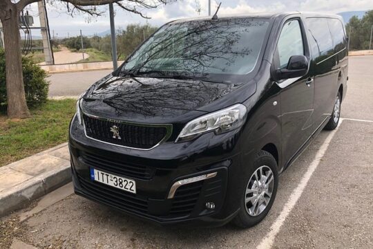 Transfer from Corfu Airport or Port to Alykes, up to 16 customers