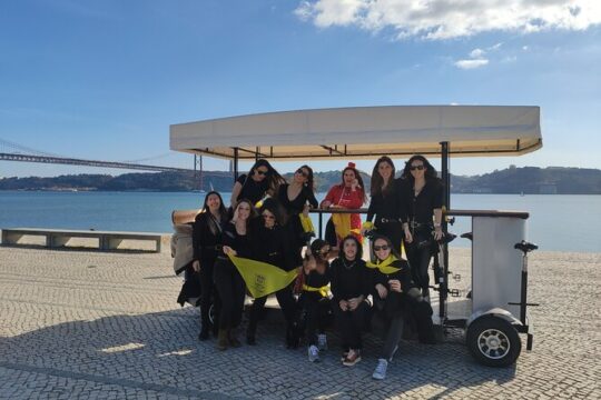 Beer Bike Ride in Lisbon