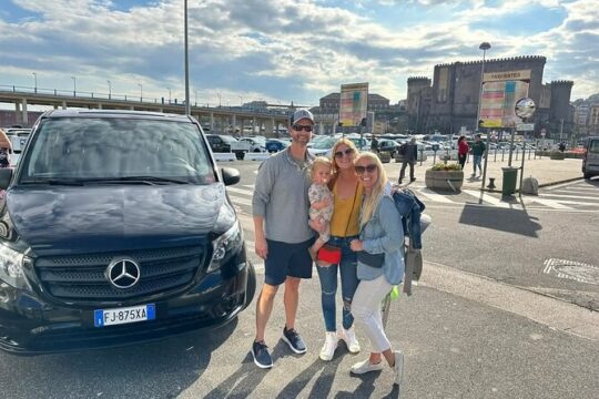 Rome to Naples Door to Door Transfer Mercedes