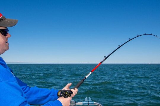 Private early morning fishing trip price is for upto 8 people