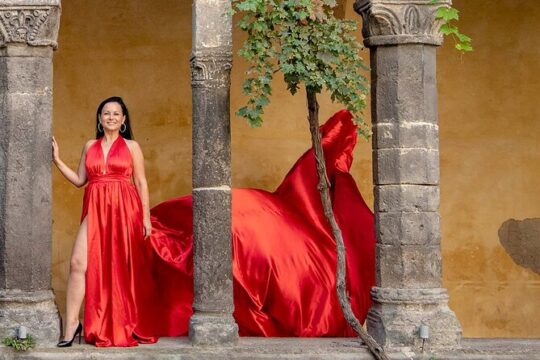 Private Flying Dress Photoshoot in Sorrento