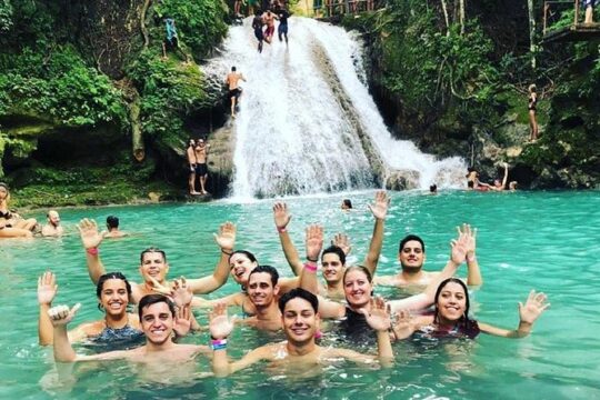 Irie Blue Hole,Fern Gully & Bob Marley Nine Mile Mausoleum Tour from Kingston