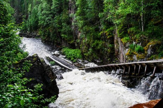 Trip to Auttiköngäs Water Falls