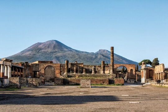 private transfers from ROME to NAPLES / SORRENTO / POSITANO / with 2ORE stop in Pompeii