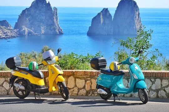 Day on a scooter in Capri