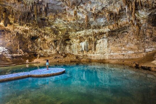 Guided Tour Valladolid & 2 Cenotes Oxman and Suytun from Merida