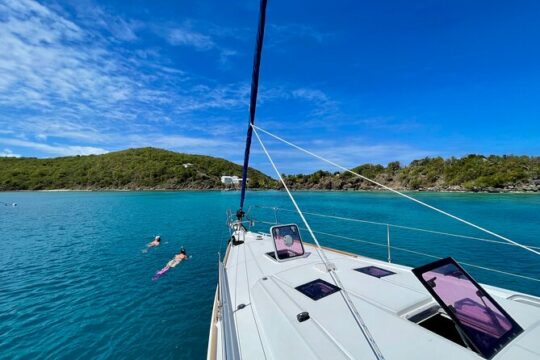Private Sailing & Snorkeling Tour with Bar & Food in Fajardo, PR