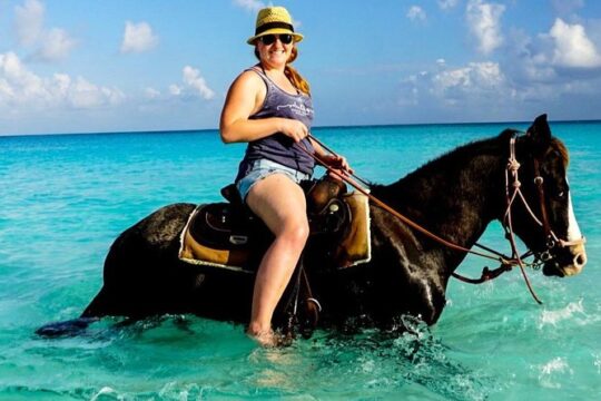 Half Day Private Horseback Riding and River Tubing