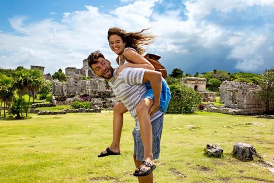 2 places in 1 Day - Xel-Ha Park & Tulum Ruins with Transportation