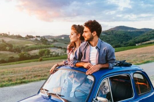 Ride Fiat 500 Vintage For a day in florence