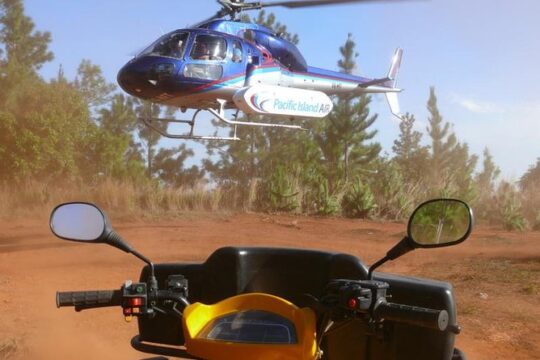ATV Quad Bike and Helicopter Adventure Tour to Remote Village (Departs Nadi)