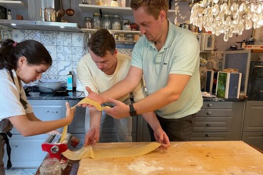 Pasta making in Unesco Monferrato country house